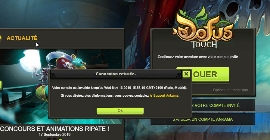 Les règles et solutions du multicompte sur DOFUS Touch